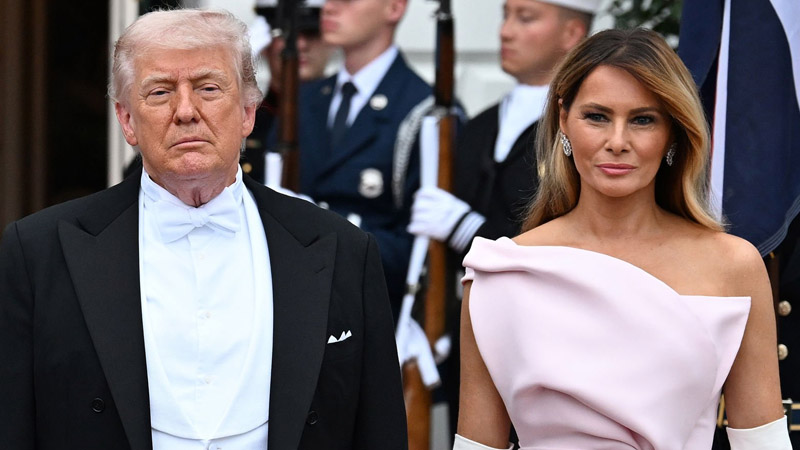 President Donald Trump and First Lady Melania Trump