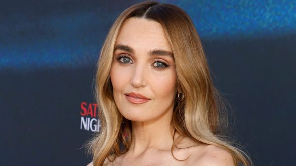 Chloe Fineman at The Saban Media Centre in North Hollywood (Photo by: Griffin Nagel/NBC via Getty Images)