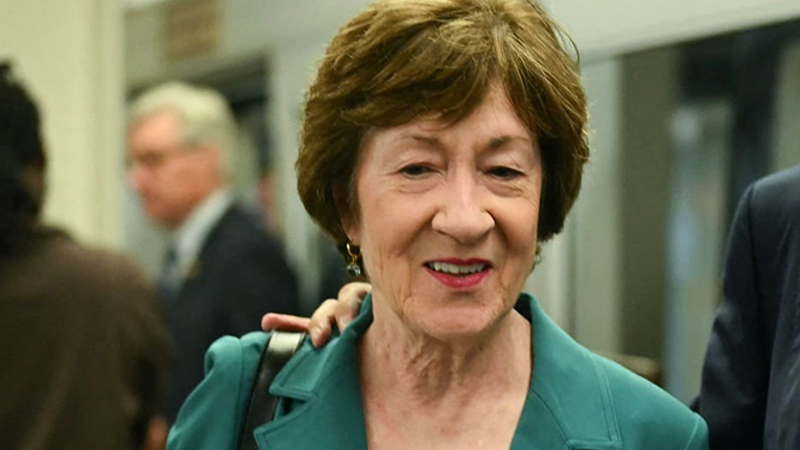 US senators Susan Collins