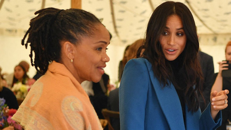 Doria Ragland and meghan